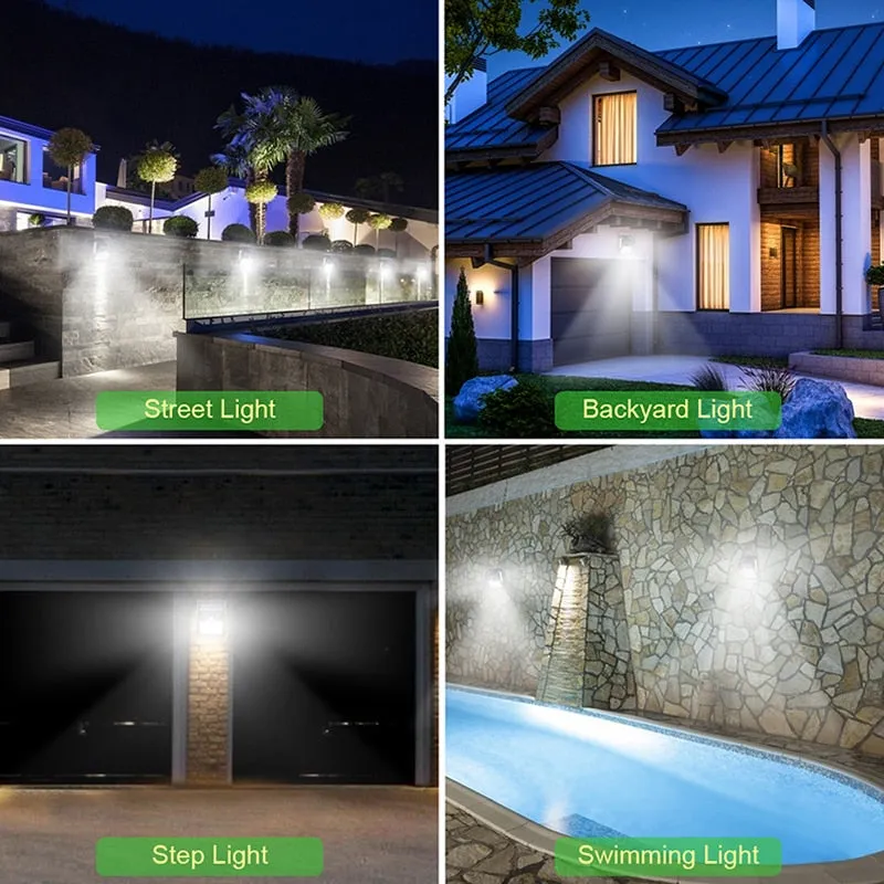 100 LED Solar Light Outdoor Garden Lamp Motion Sensor Waterproof Extra Bright