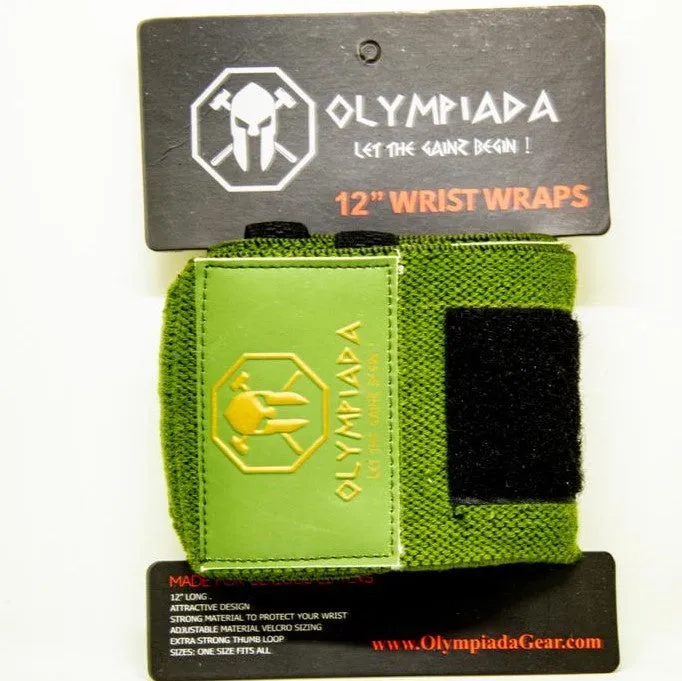 12" Finesse Wrist Wraps - "Fit" line - 20 COLOR OPTIONS!