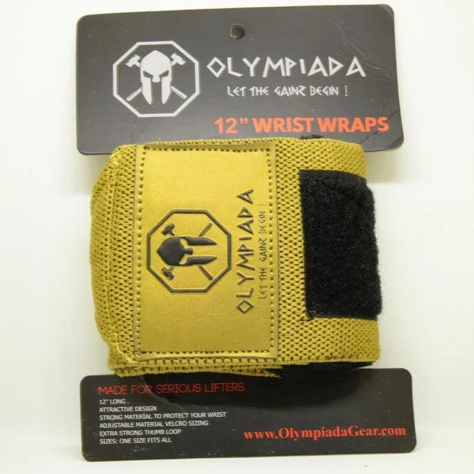 12" Finesse Wrist Wraps - "Fit" line - 20 COLOR OPTIONS!