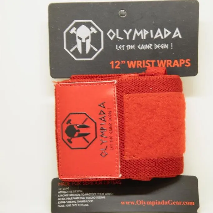 12" Finesse Wrist Wraps - "Fit" line - 20 COLOR OPTIONS!