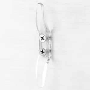3" Plastic Cord Cleats - Clear - Keep Cords Tied Up