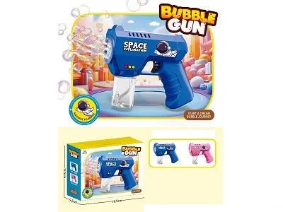 8 Holes Mini Space Exploration Colorful Bubble Gun