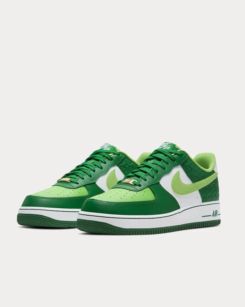 Air Force 1 '07 Pine Green/White/Metallic Gold/Mean Green Low Top Sneakers