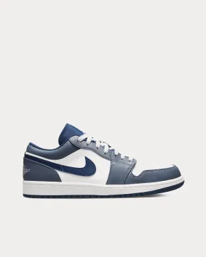 Air Jordan 1 Low Ashen Slate / Mystic Navy / White Low Top Sneakers