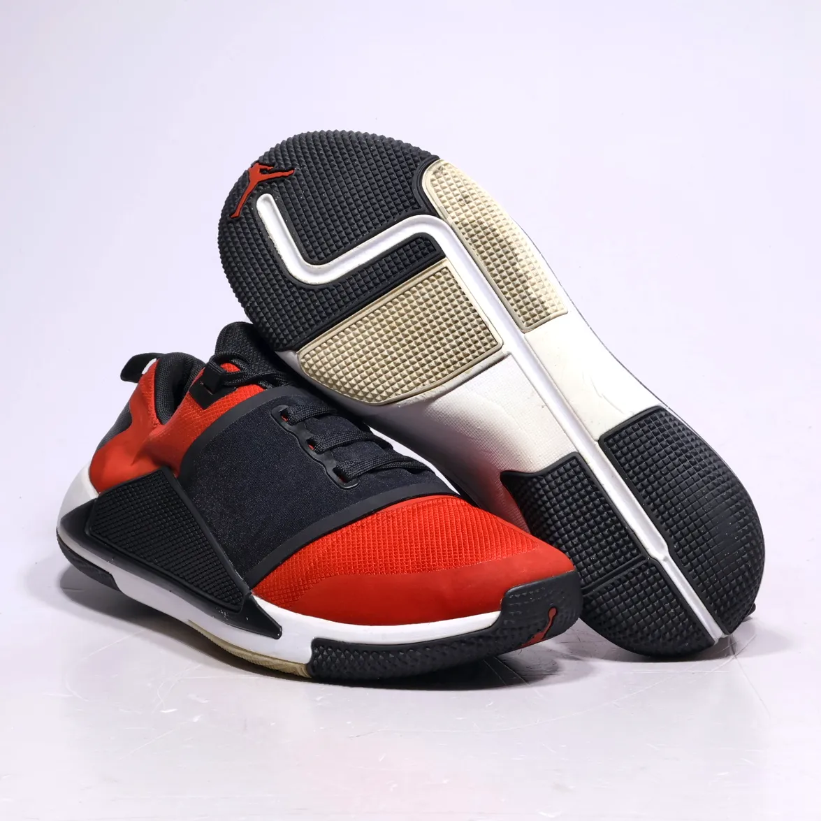 Air Jordan Delta Speed Sport Shoes Fabric Red Colour For Men