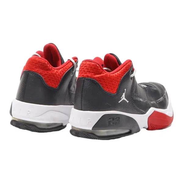 AIR JORDAN High Top Trainers Black Leather Boys UK 5.5