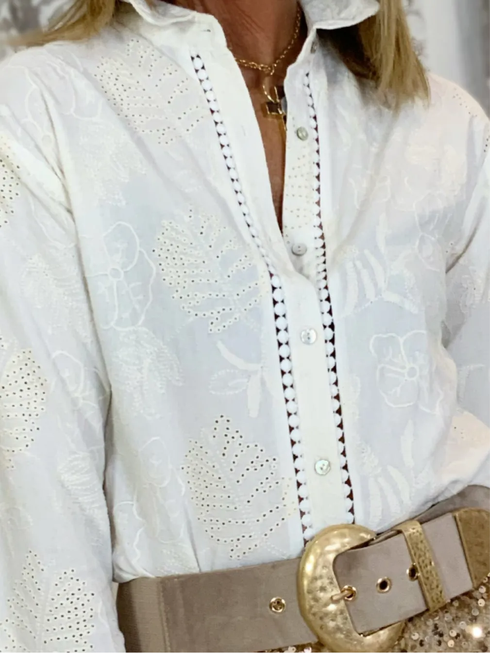 Anais Embroidered Blouse