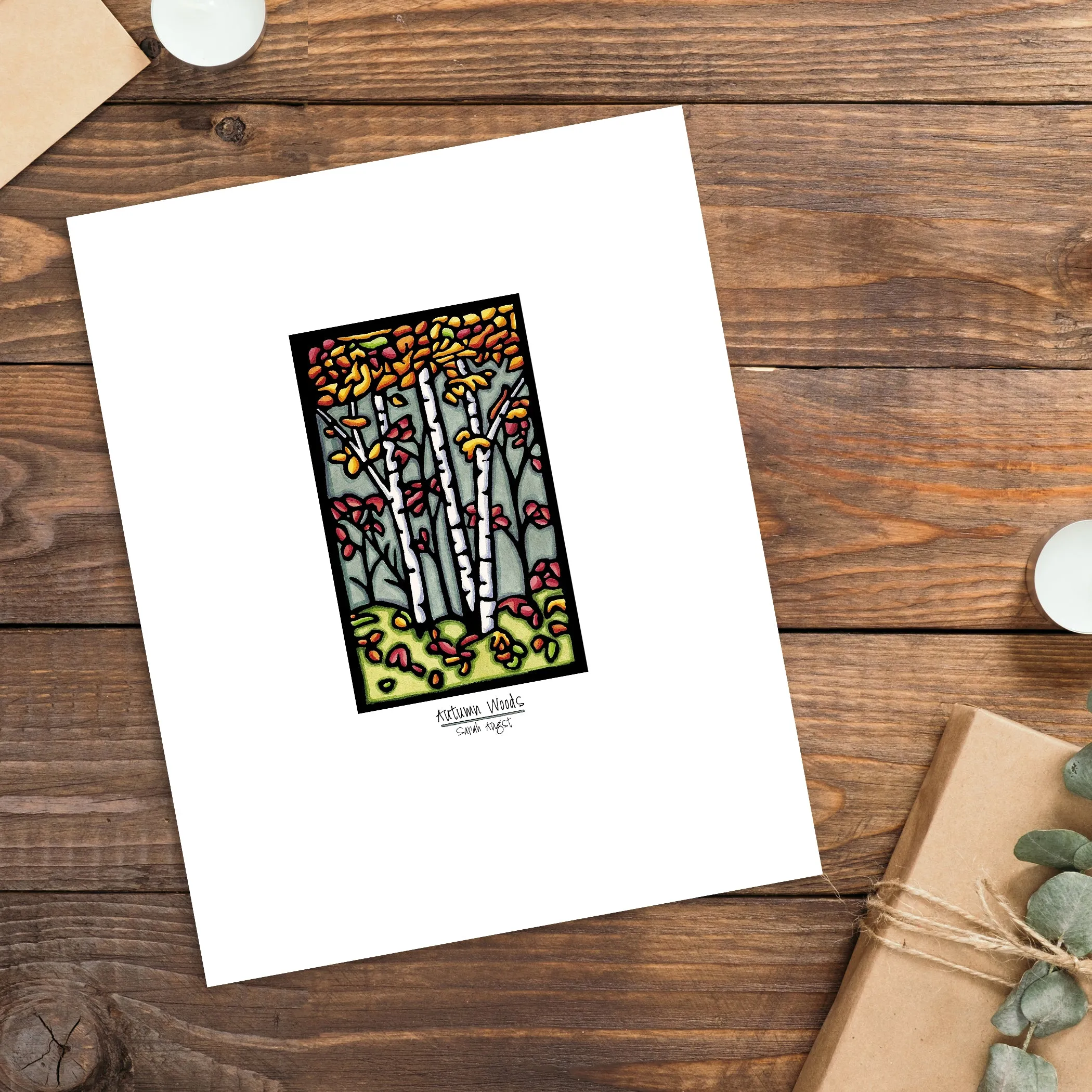 Autumn Woods - Simple Giclee Print