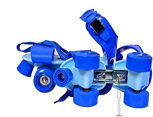 BAGHWALE PRODUCTS Sterling Adjustable Roller Skates for Kids Junior Girls Boys Outdoor Sports Games Adjustable Size 16 CMT. to 21 CMT