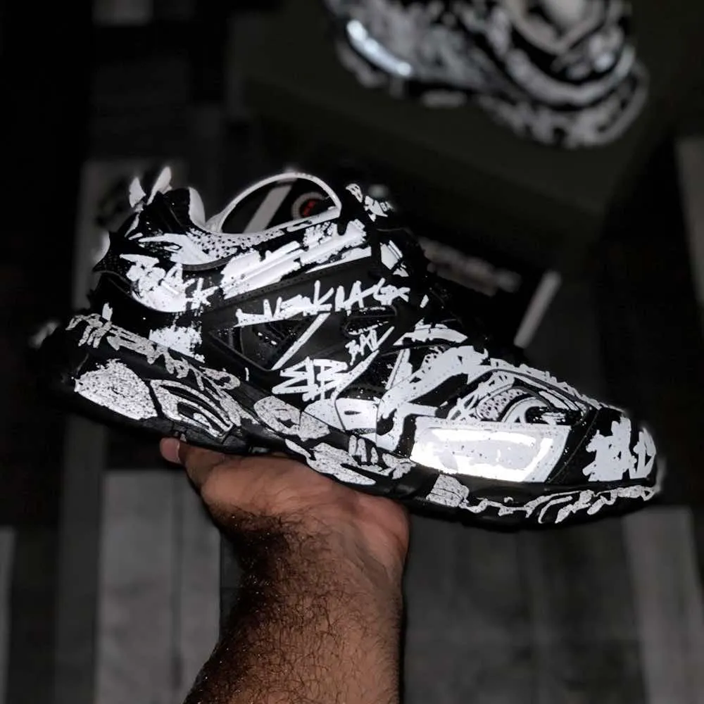 Ballenciiaga Trackk Graffiitti (Black)Top Premium Batch