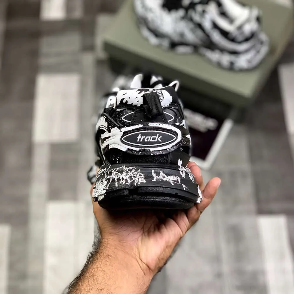 Ballenciiaga Trackk Graffiitti (Black)Top Premium Batch