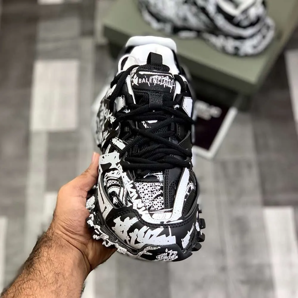 Ballenciiaga Trackk Graffiitti (Black)Top Premium Batch
