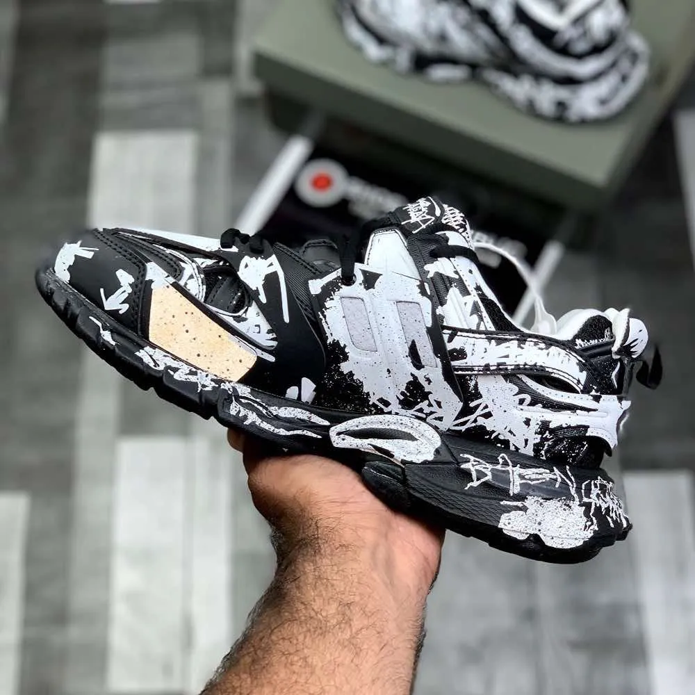 Ballenciiaga Trackk Graffiitti (Black)Top Premium Batch