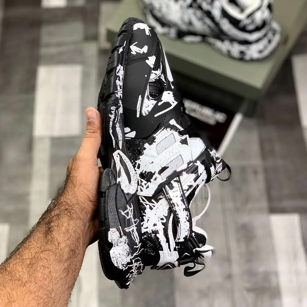 Ballenciiaga Trackk Graffiitti (Black)Top Premium Batch