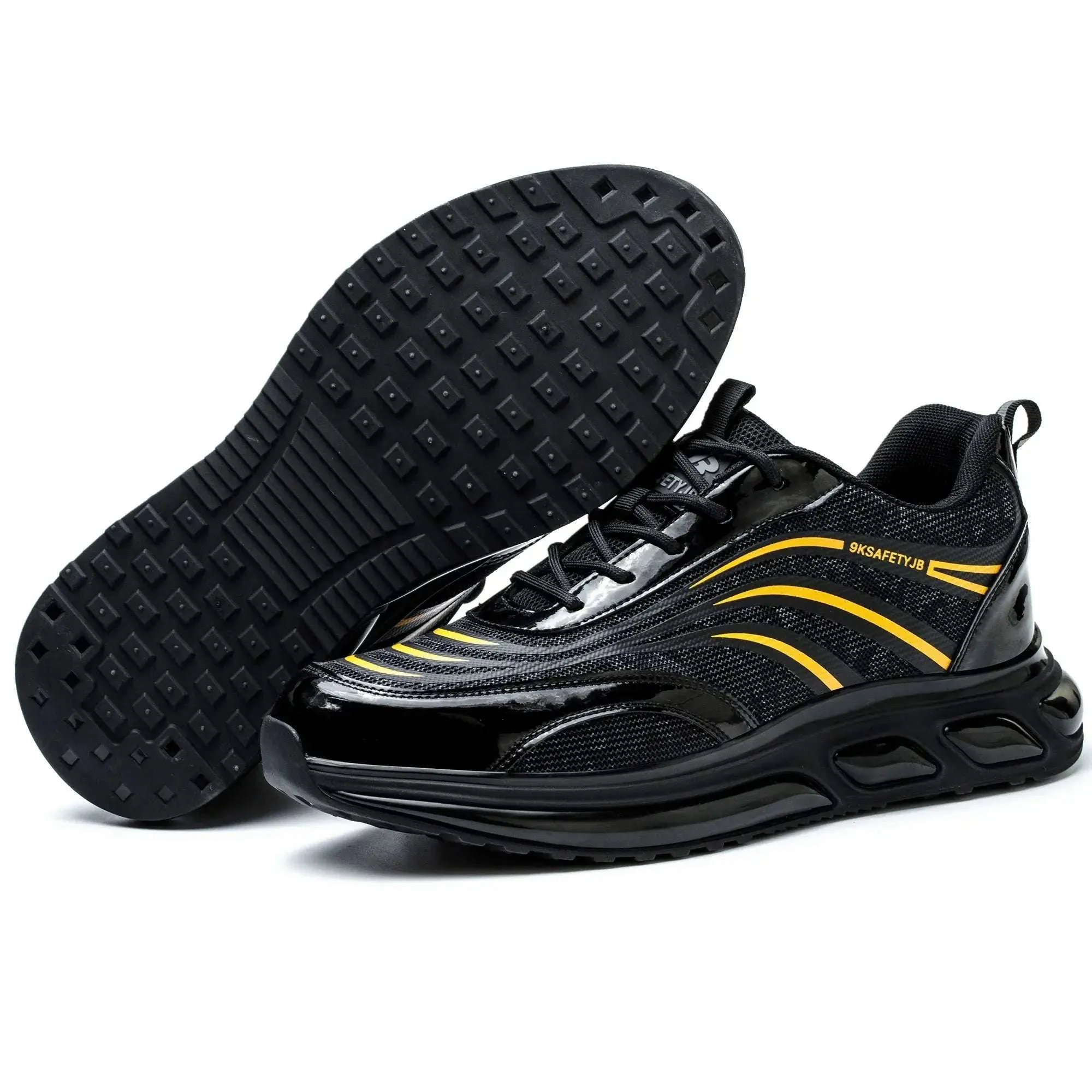 Breathable Steel Toe Work Sneakers – Lightweight, Puncture-Resistant Safety Shoes