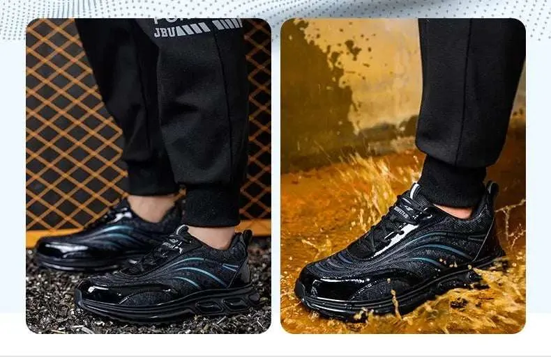 Breathable Steel Toe Work Sneakers – Lightweight, Puncture-Resistant Safety Shoes