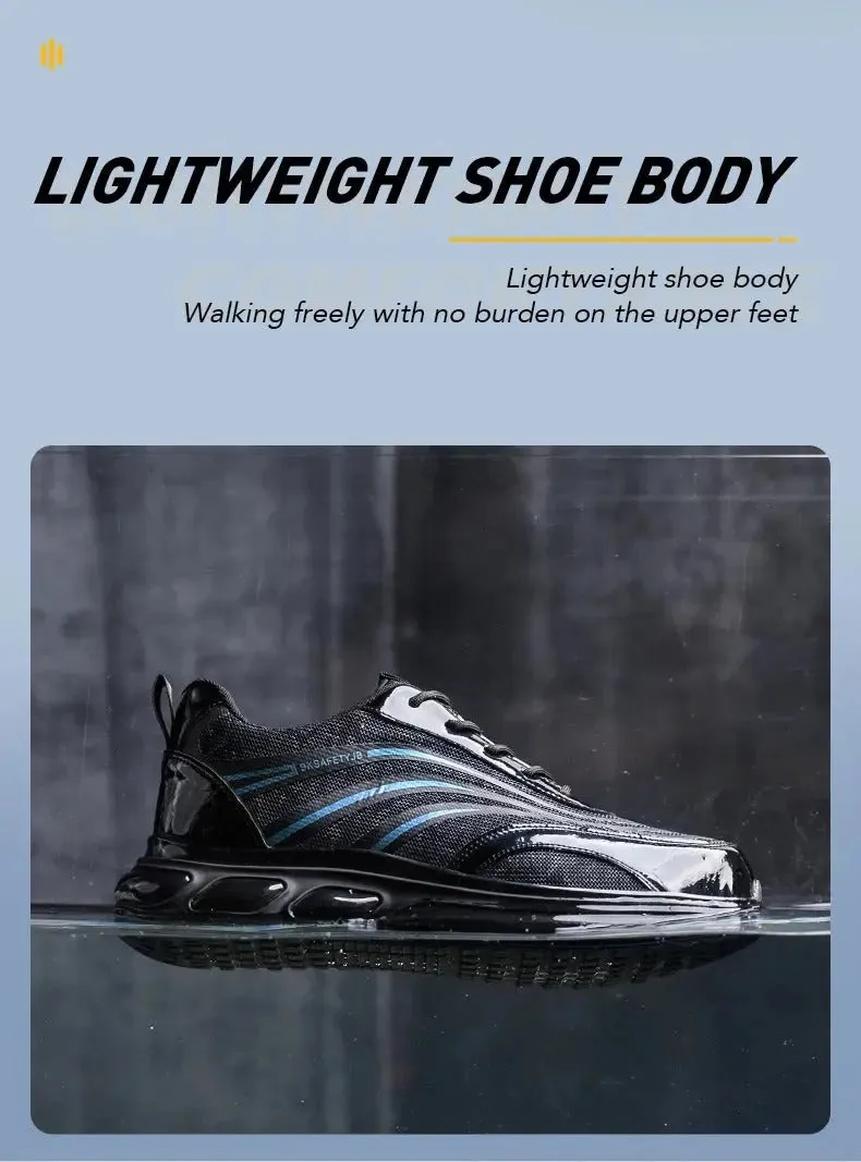 Breathable Steel Toe Work Sneakers – Lightweight, Puncture-Resistant Safety Shoes