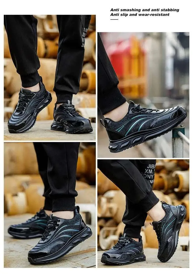 Breathable Steel Toe Work Sneakers – Lightweight, Puncture-Resistant Safety Shoes