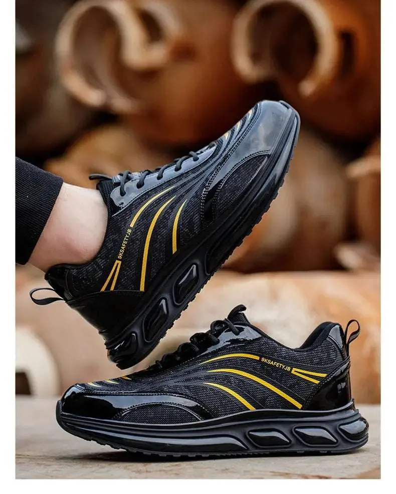 Breathable Steel Toe Work Sneakers – Lightweight, Puncture-Resistant Safety Shoes