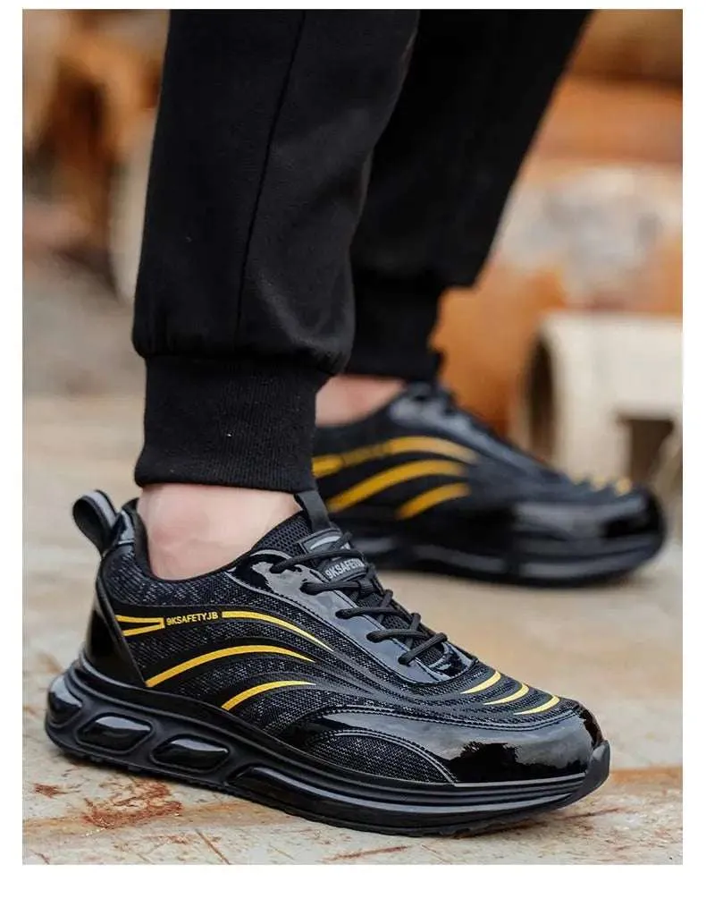Breathable Steel Toe Work Sneakers – Lightweight, Puncture-Resistant Safety Shoes