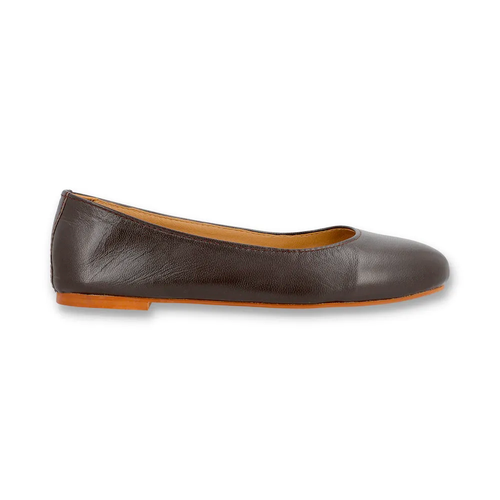 Brown Ballerina Pumps