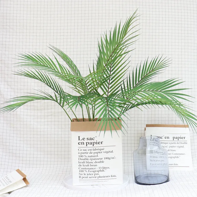 Bulk 23 inches Tall Real Touch Ferns Bush Artificial UV Resistant Plants for Outdoors Wholesale