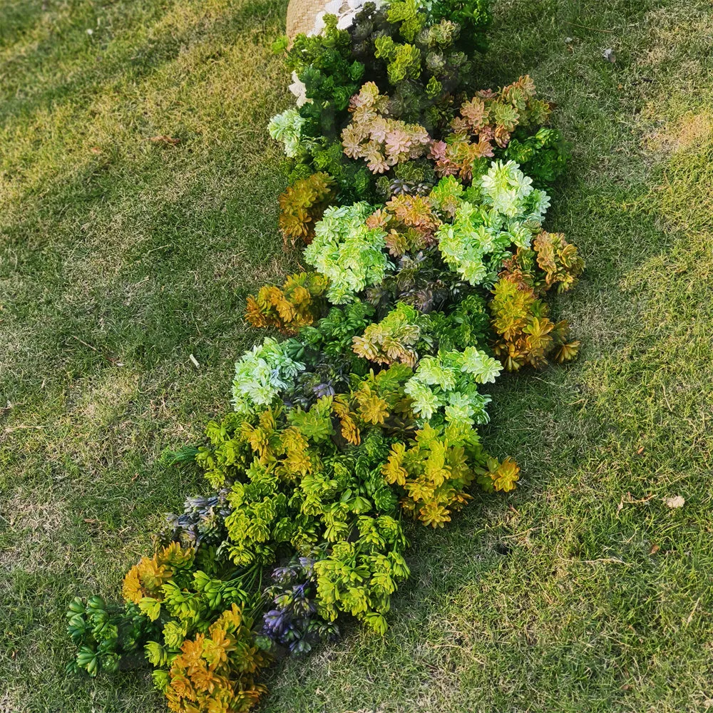 Bulk 8Pcs Succulent Bush Artificial Plants for Outdoors Wholesale
