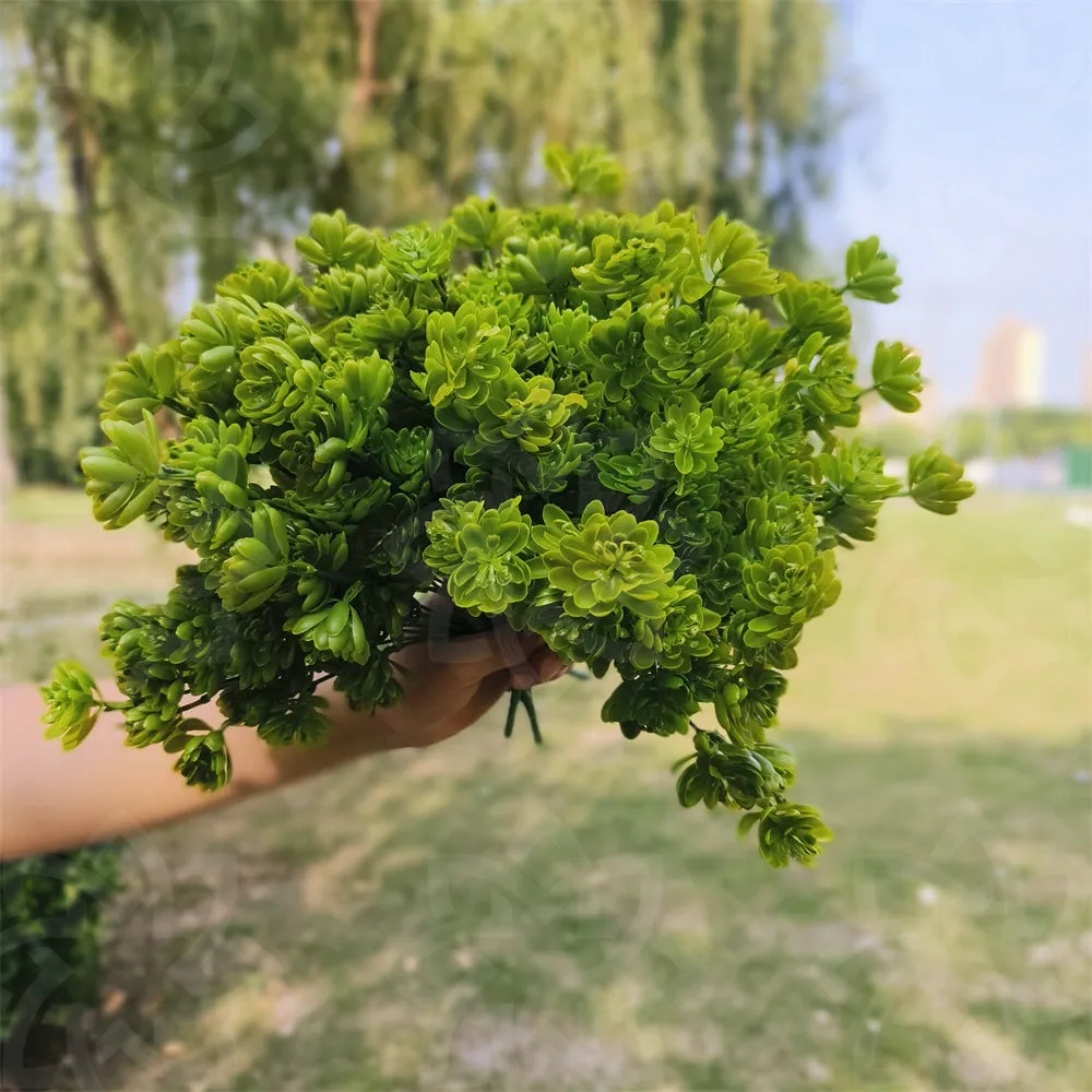 Bulk 8Pcs Succulent Bush Artificial Plants for Outdoors Wholesale