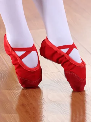 Canvas Dance Shoes Summer Soft-soled Exercise Ballet Shoes