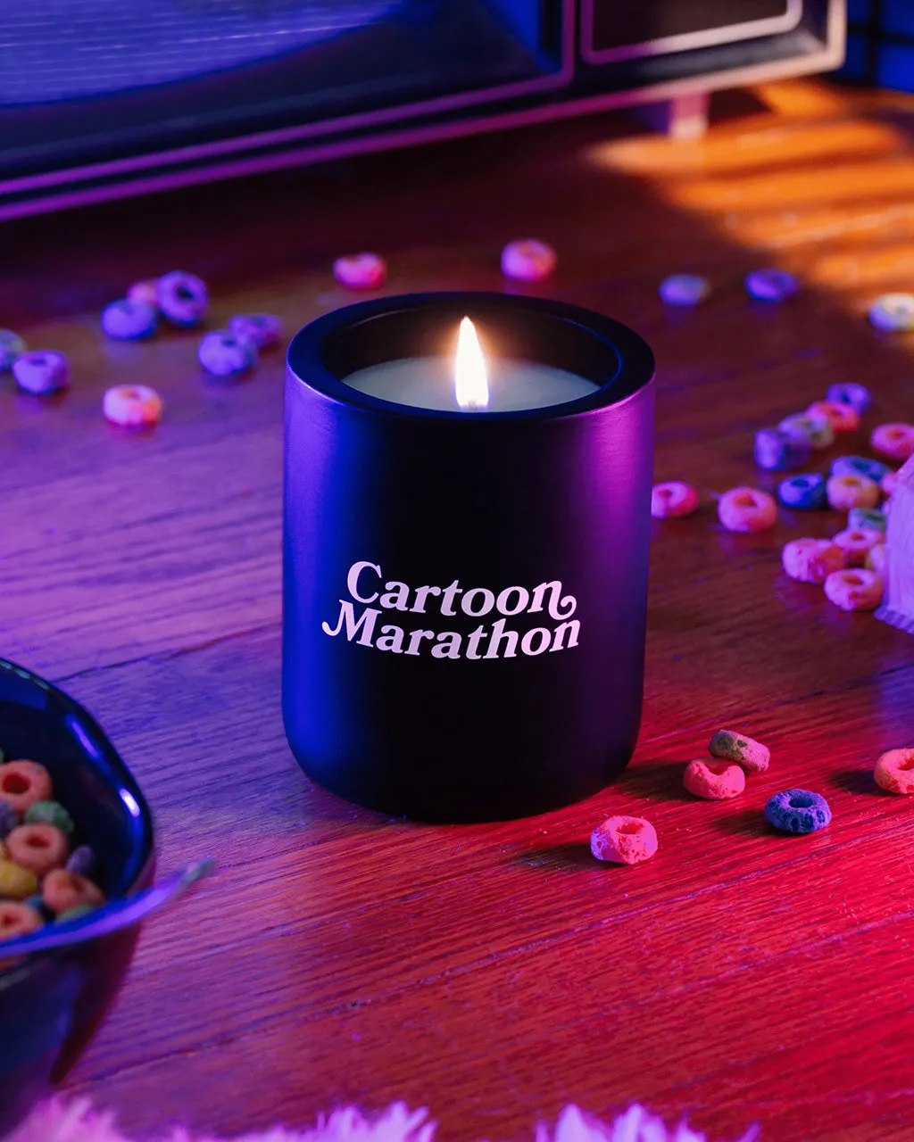 Cartoon Marathon Candle