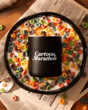 Cartoon Marathon Candle