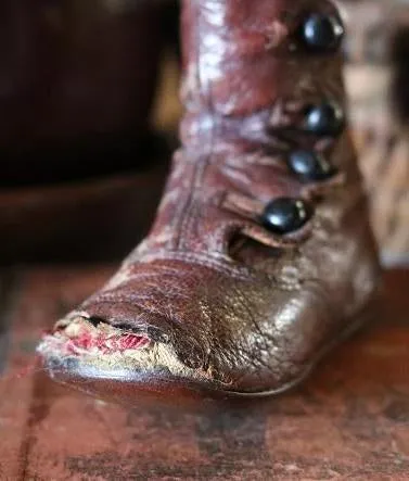 Childs Victorian Shoes and Harvest Bells Book Gathering