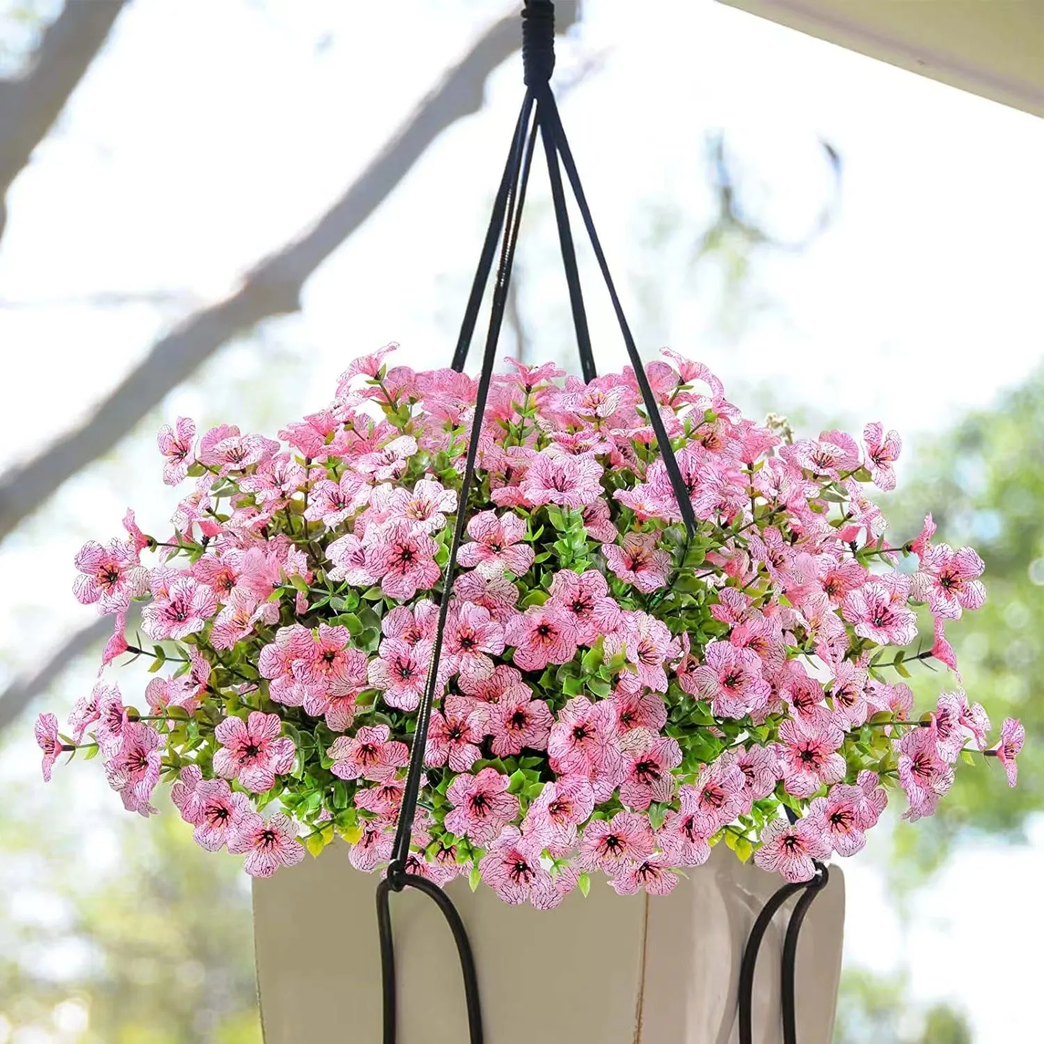 Clearance Bulk 12 Bundles Artificial Fall Plants Flowers UV Resistant for Outdoors Planter Porch Patio Garden Wholesale