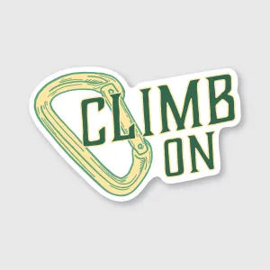 Climb On Sticker