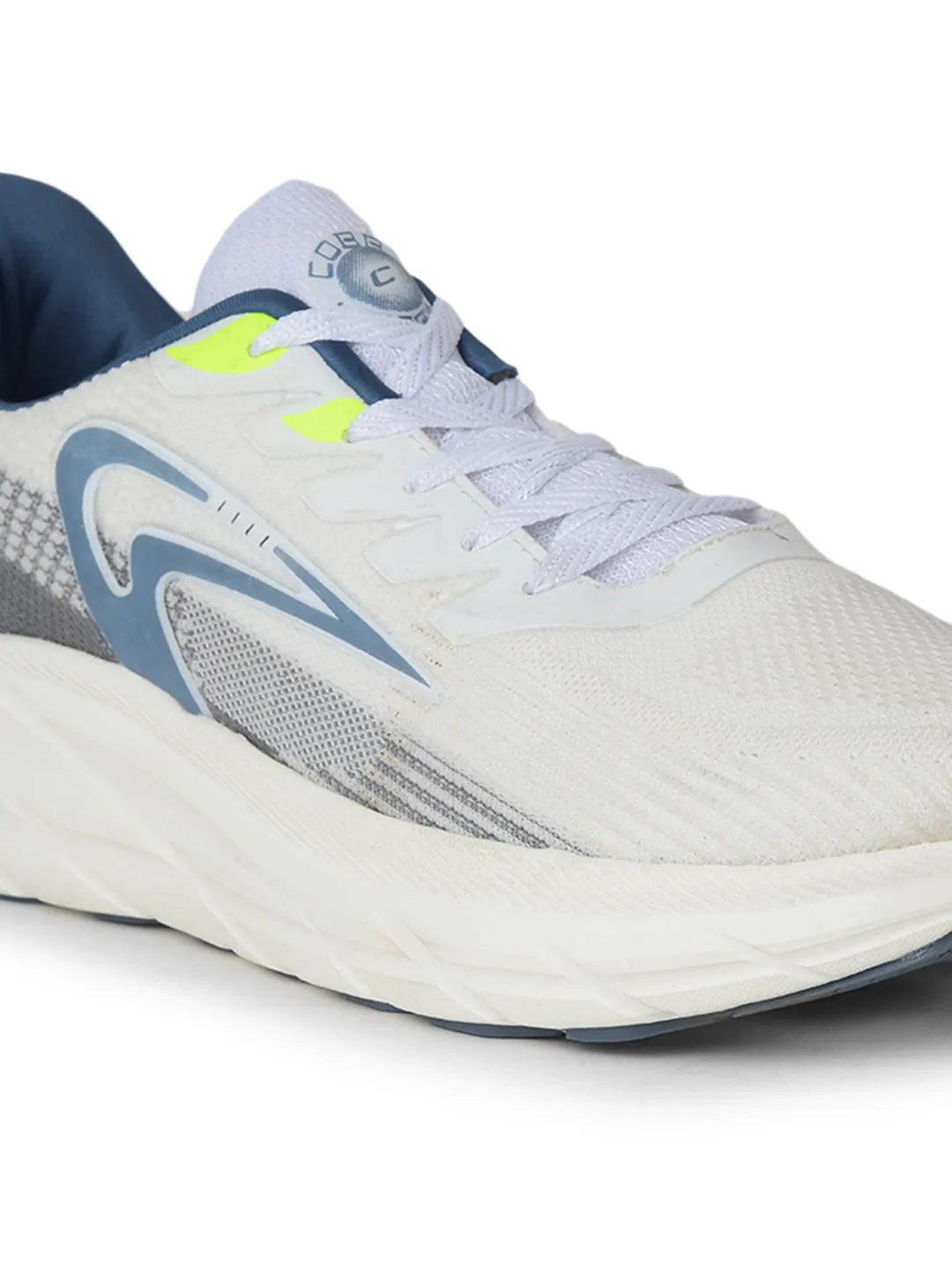 COBB MEN'S WHITE RUNNING SHOES
