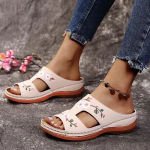 Colorful Flower Comfortable Casual Sandals