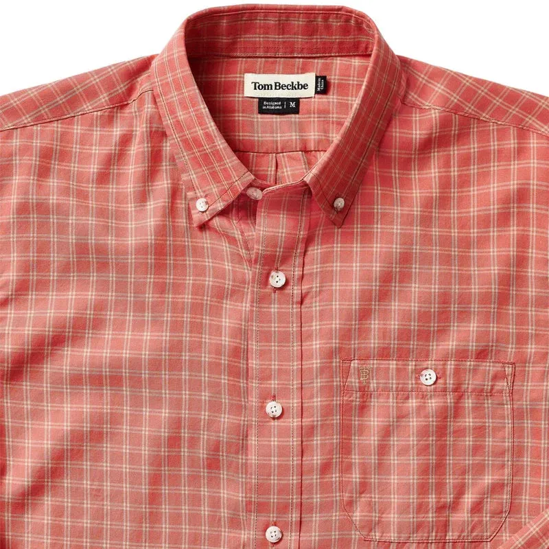Cotton Lawn Shirt (Red)