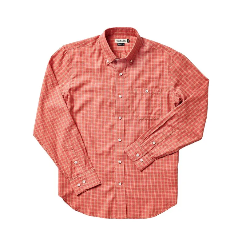 Cotton Lawn Shirt (Red)