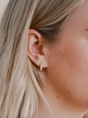 Crystal Hoop Earrings