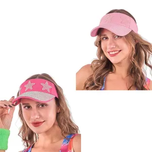 Deluxe Rhinestone Sun Visor