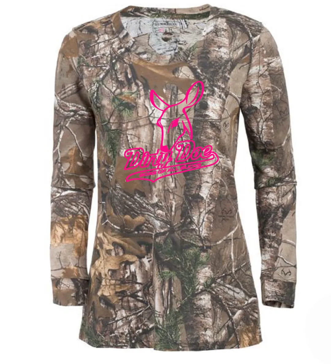 Dirty Doe Boss Of All bucks  Long Sleeve Camo Shirts
