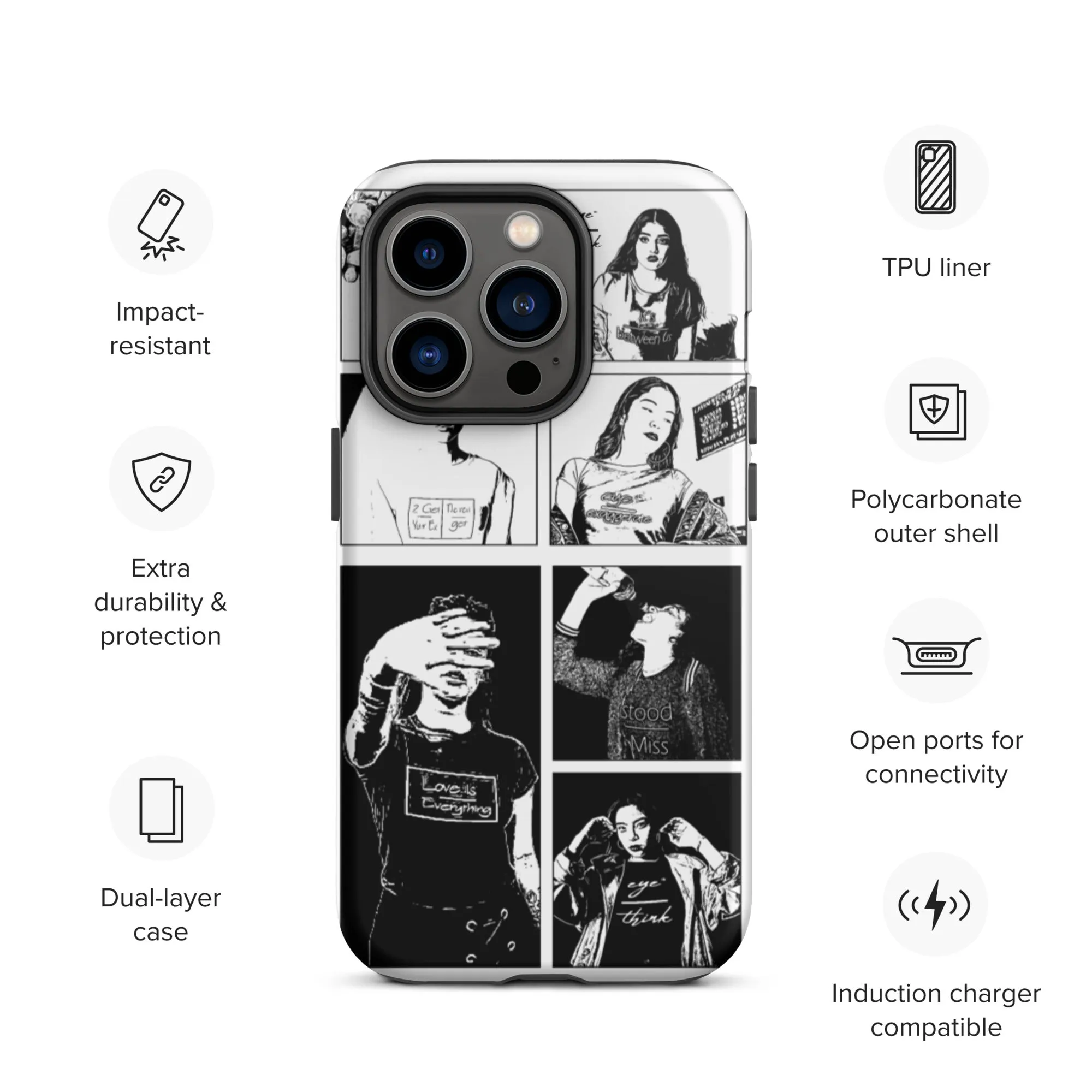 eyeoverthink® Tough iPhone case