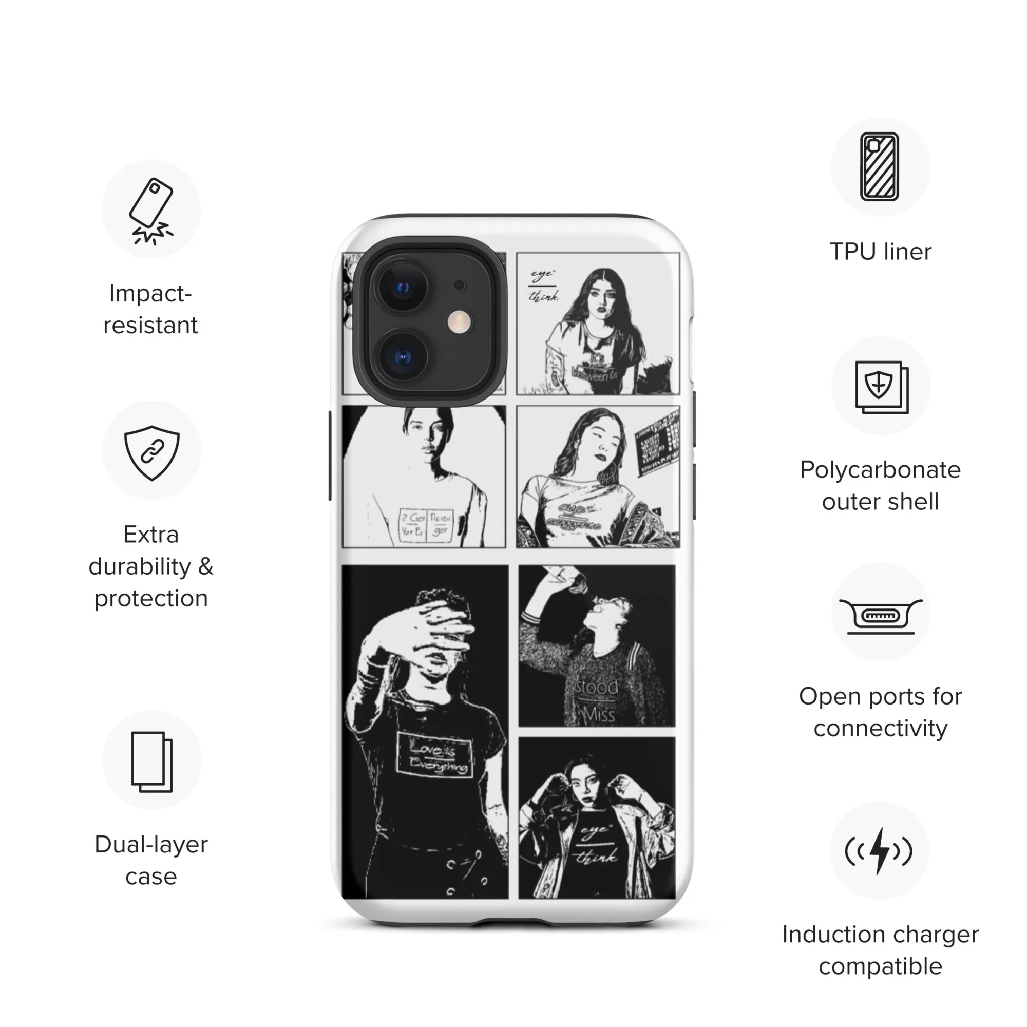 eyeoverthink® Tough iPhone case