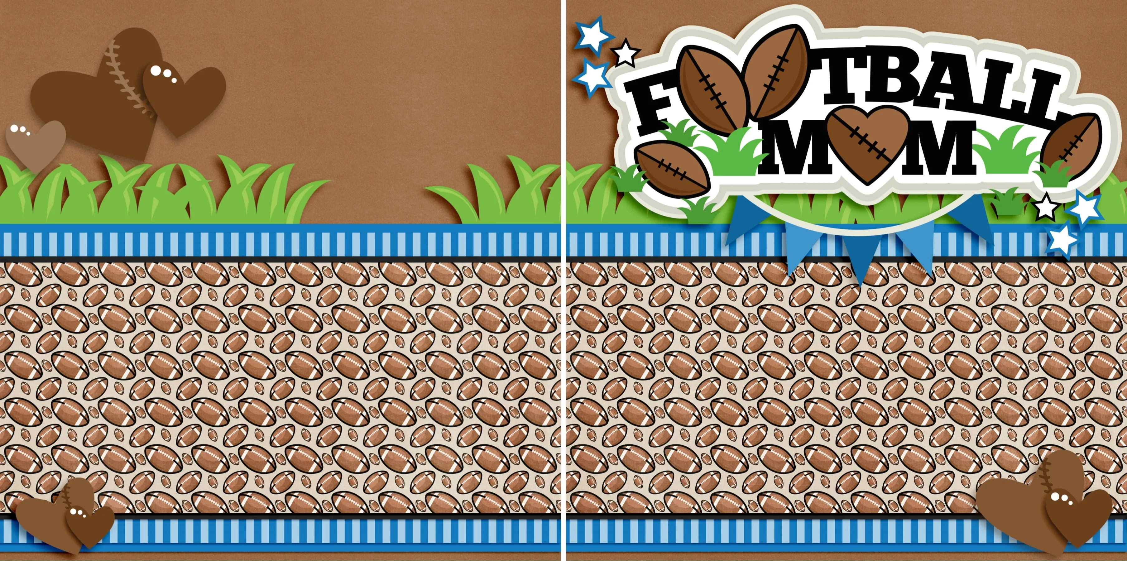 Football Mom Blue NPM - 3263