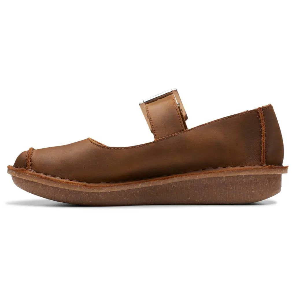 Funny Bar Leather Women's Mary Jane Shoes