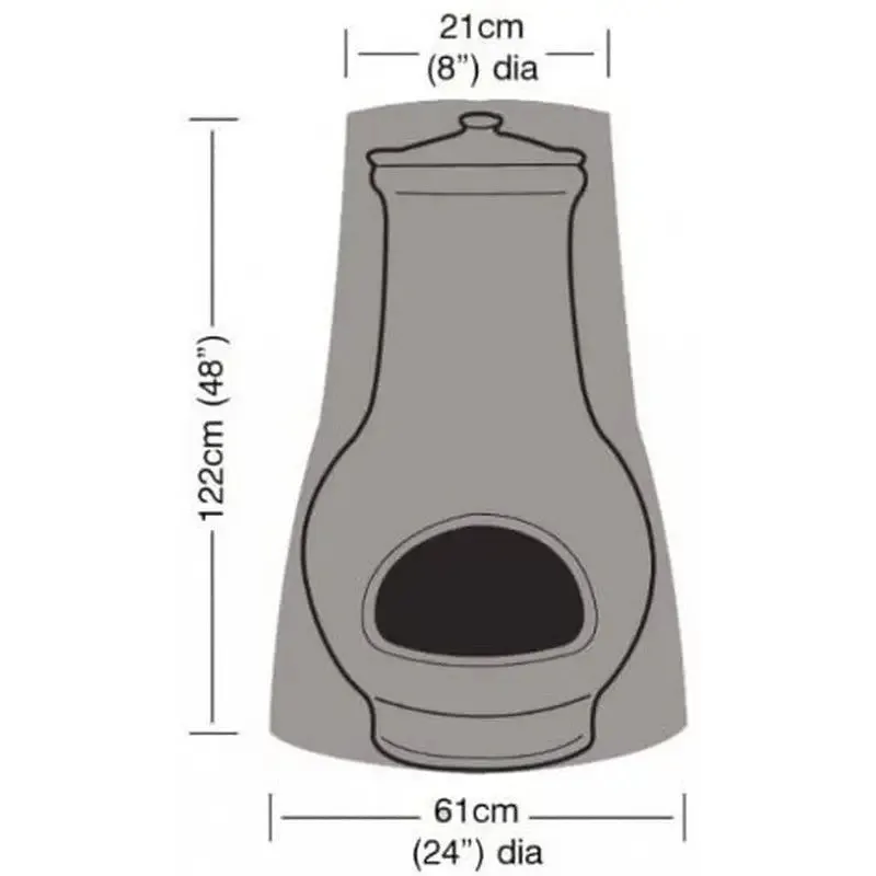 Garland Large Chimenea Cover - Green