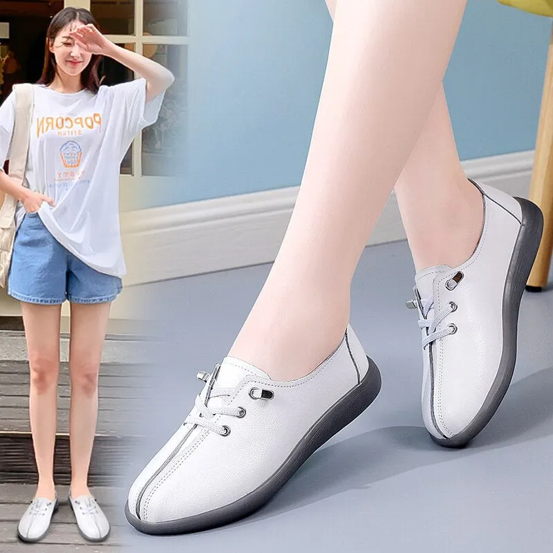 Genuine Leather Shoes For Women