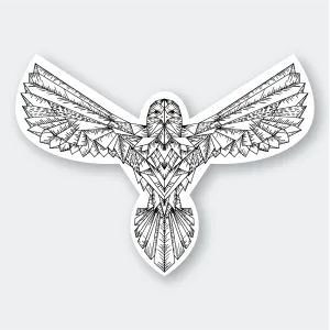 Geo Eagle Sticker