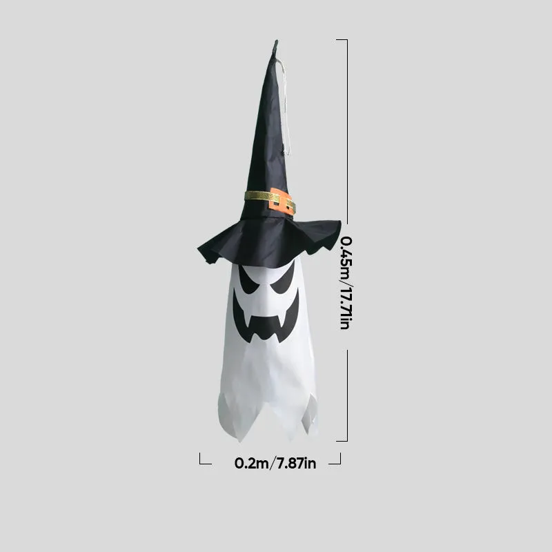 Glowing witch hats for halloween - mystical decor