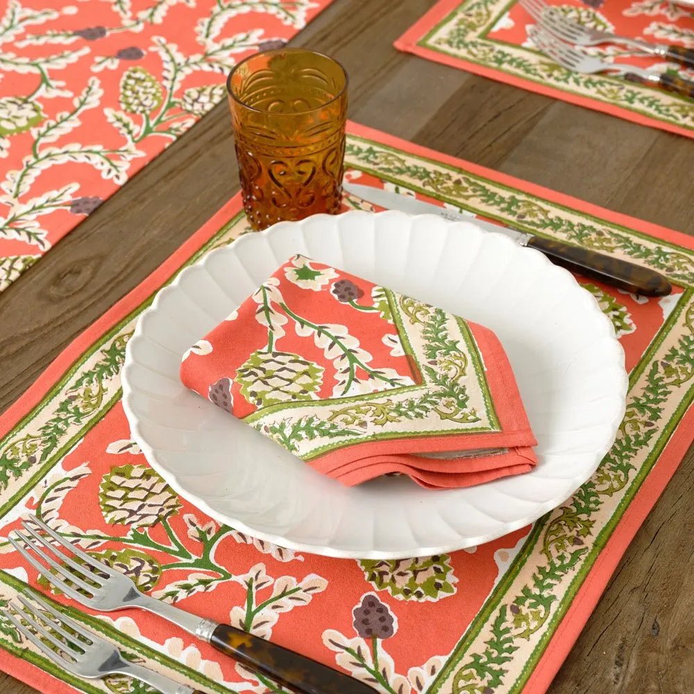 Harvest Pinecone Placemat | Set of 4